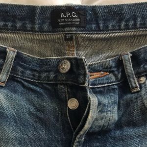 A.P.C med wash men’s jeans